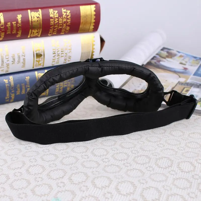 Мода прозрачный шлем стимпанк мотоцикл очки старинные пилот велосипед |