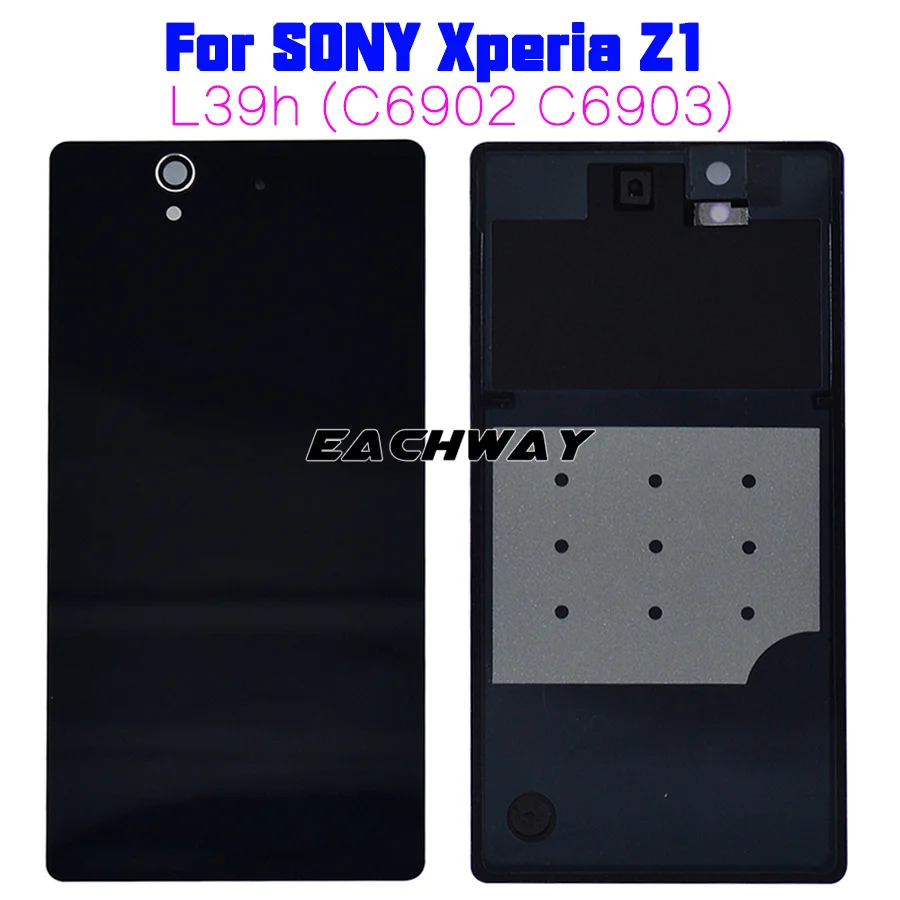 Новая задняя дверь батарея крышка Стекло Замена чехол для Sony Xperia Z1 Z2 Z3 Compact Mini с