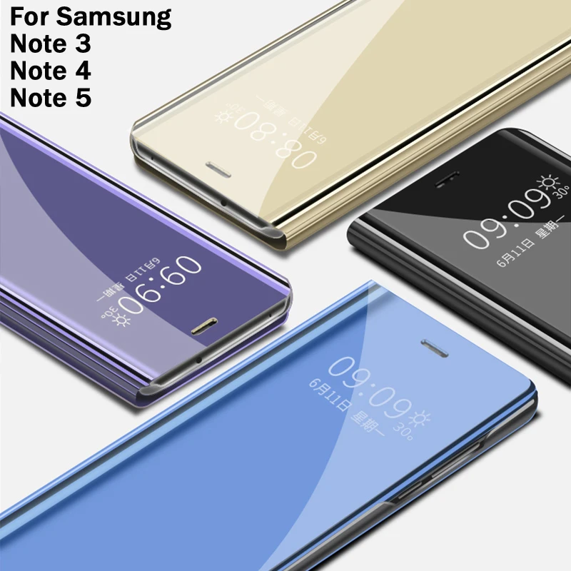 Чехол с откидной крышкой для смартфона чехол Samsung galaxy Note 5 Note5 Note4 4 3 жесткие