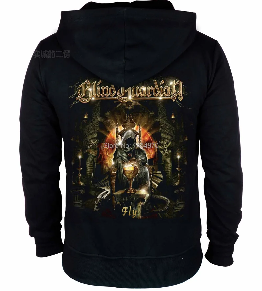 Хлопковая толстовка с капюшоном и надписью Dragon Blind Guardian 6 видов|rock hoodie|zipper sweatshirtbrand