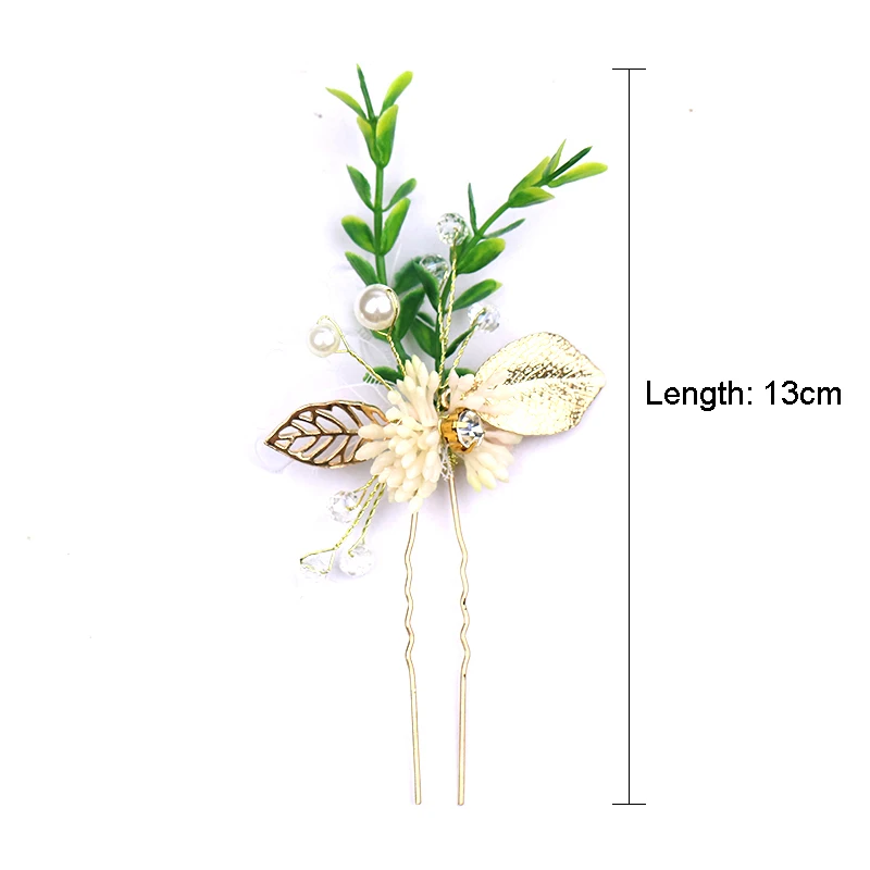 Модные золотые украшения для волос 4 шт./компл. повязки на голову с листьями и