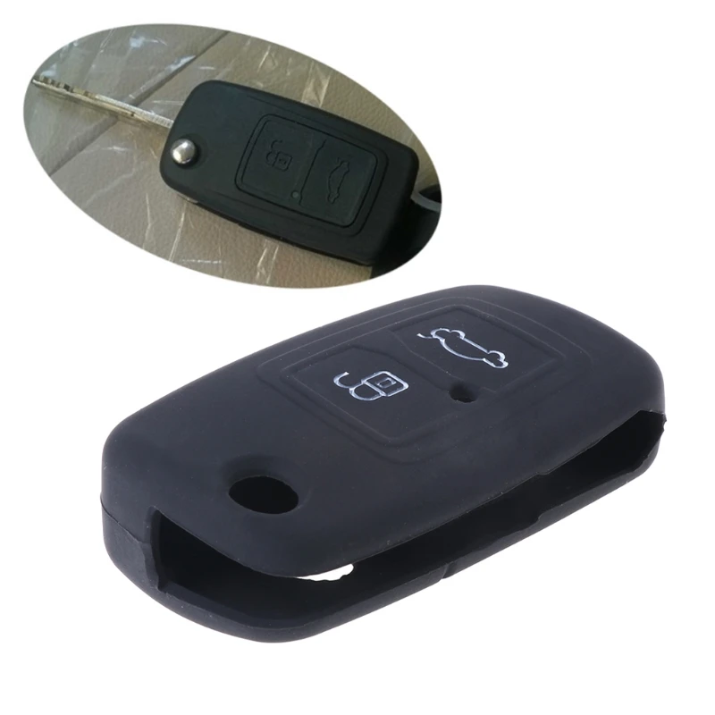 Новый чехол для автомобильных ключей с 2 кнопками Chery M11 A13 A3 A5 E5 Tiggo Tengo Fulwin Cowin