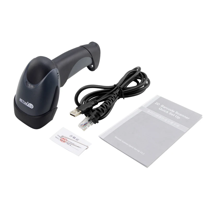 NETUM 2D/QR сканер штрих кода Ручной USB Imager считыватель для мобильного и компьютерного