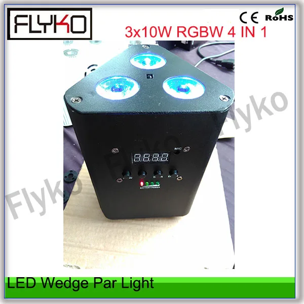 RGBW 4в1 стирка световой эффект 3*10 Вт Высокая яркость ИК контроль led Клин par свет|par