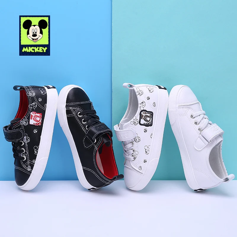 Disney Mickey Casual Shoes Children's For Kids Boys Girls Spring Autumn Sneaker leisur slip Size 24-37 | Детская одежда и