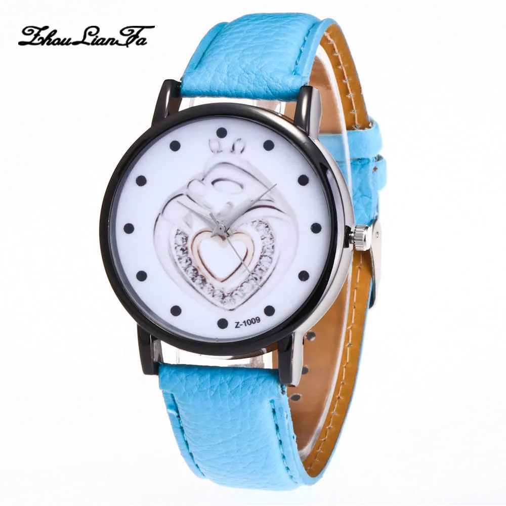 Высококачественные модные черные женские часы с кожаным ремешком повседневные