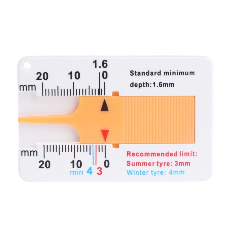 Измеритель глубины протектора шины автомобиля мотоцикла прицепа фургона колеса
