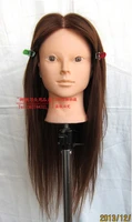 hot salehigh quality hairdressing training head cosmetology mannequin head model training head salon training head hair