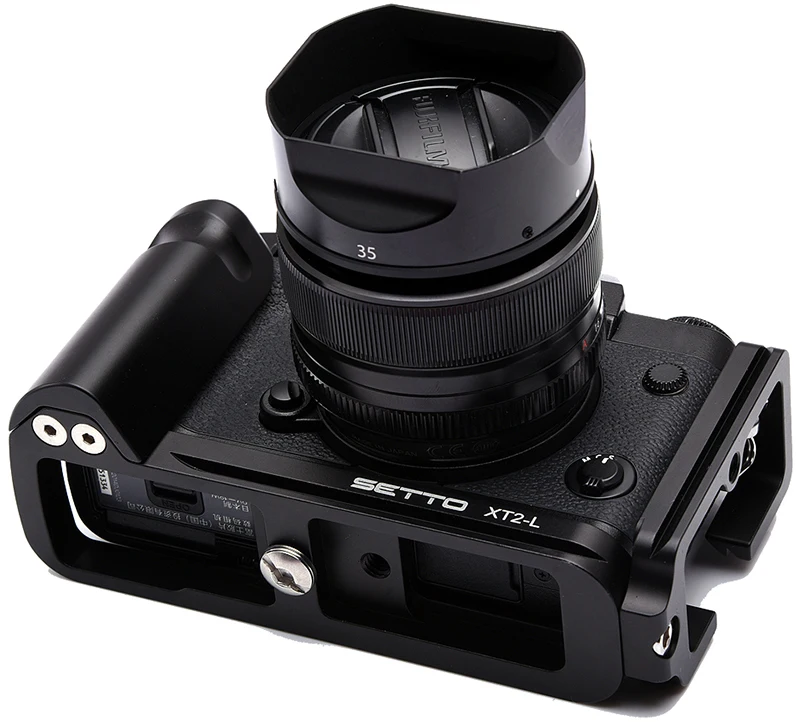 

Quick Release L Plate / L Bracket for Fuji Fujifilm X-T2 XT2 Vertical Shoot Quick Release Plate Hand Grip Holder