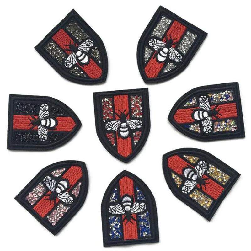 Новый патч знак пчелы ВЫСОКОЕ КАЧЕСТВО ШВЕЙНАЯ аппликация для одежды с вышивкой