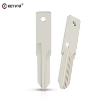 keyyou 10pcs car vac102 uncut key blade for renault megan clio key shell blank replacement flip folding blank remote key