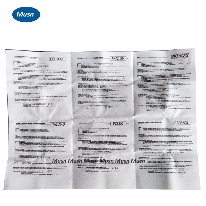 10 шт./лот компактный 0 60 градусов настраиваемый регулятор температуры Термостат