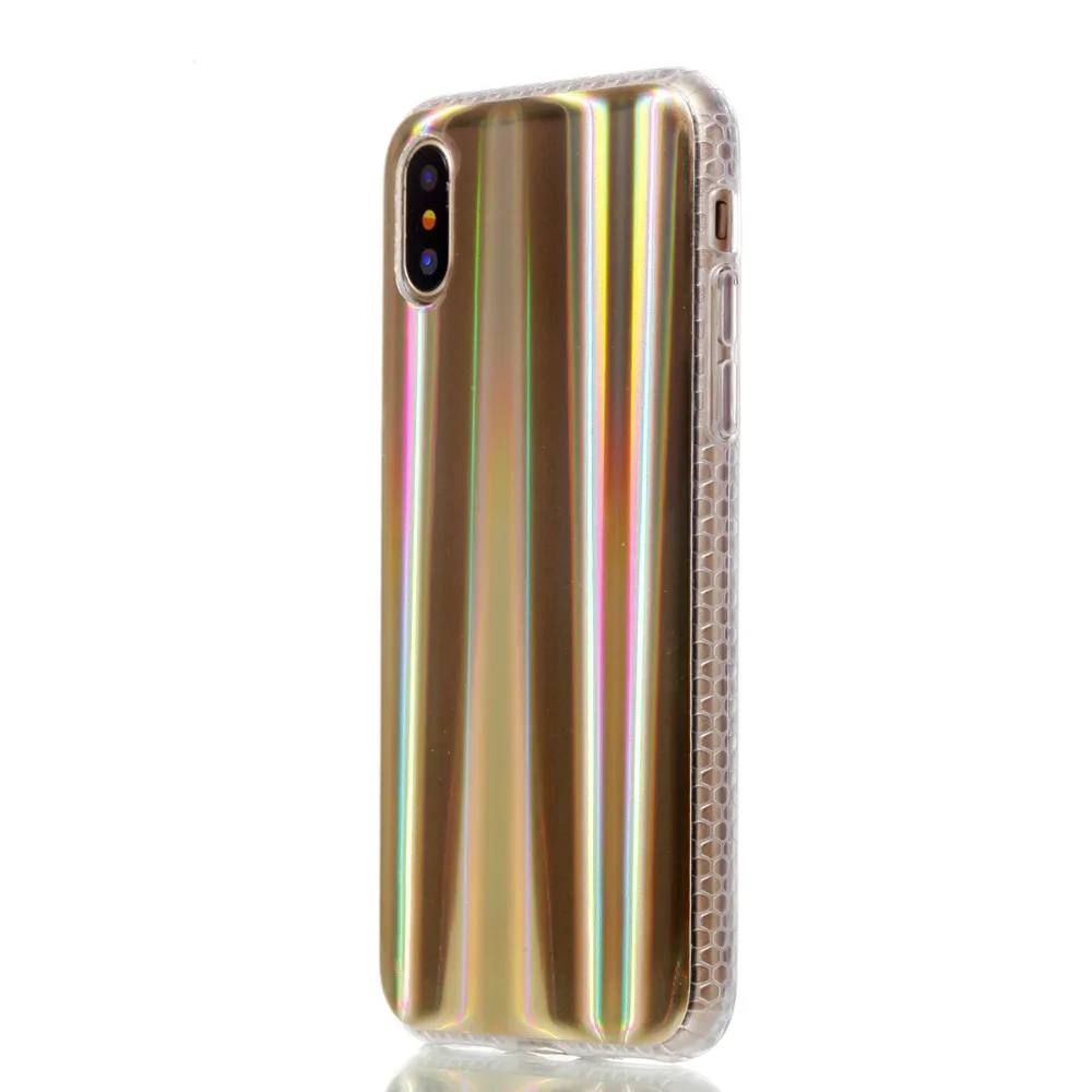 Electroplating Case for iPhone X Fashion Colorful Soft Covers TPU Shell Apple x anti-shock case |