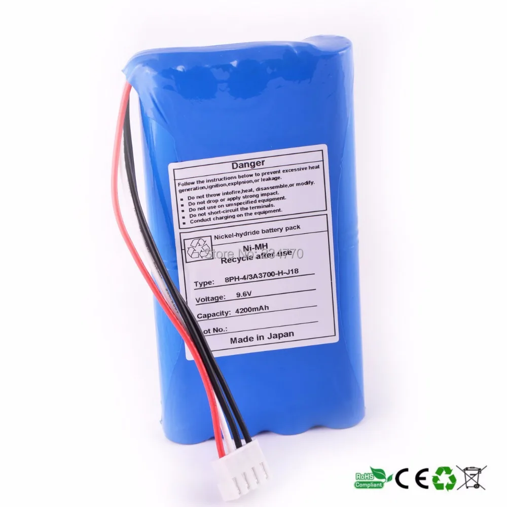 Запасная медицинская батарея для Fukuda FX 7102 FCP 7101 8PH 4/3A3700 H J18 7100 730 ЭКГ машины
