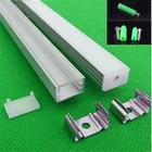 5-30 компллот Лот 12 мм Светодиодная лента алюминиевый профиль для светодиодного светильника, светодиодный алюминиевый канал, крышка ленты, разъем 90180 градусов