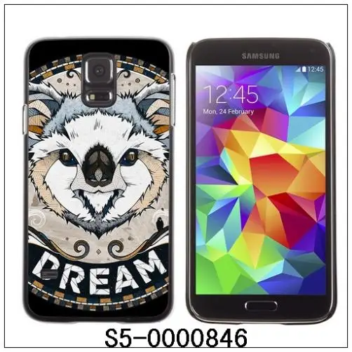 Beautiful Koala Dream Message-FOR SAMSUNG Galaxy S5 SV i9600 G900 Plastic Hard Back Case Cover Shell (S5-0000846) |