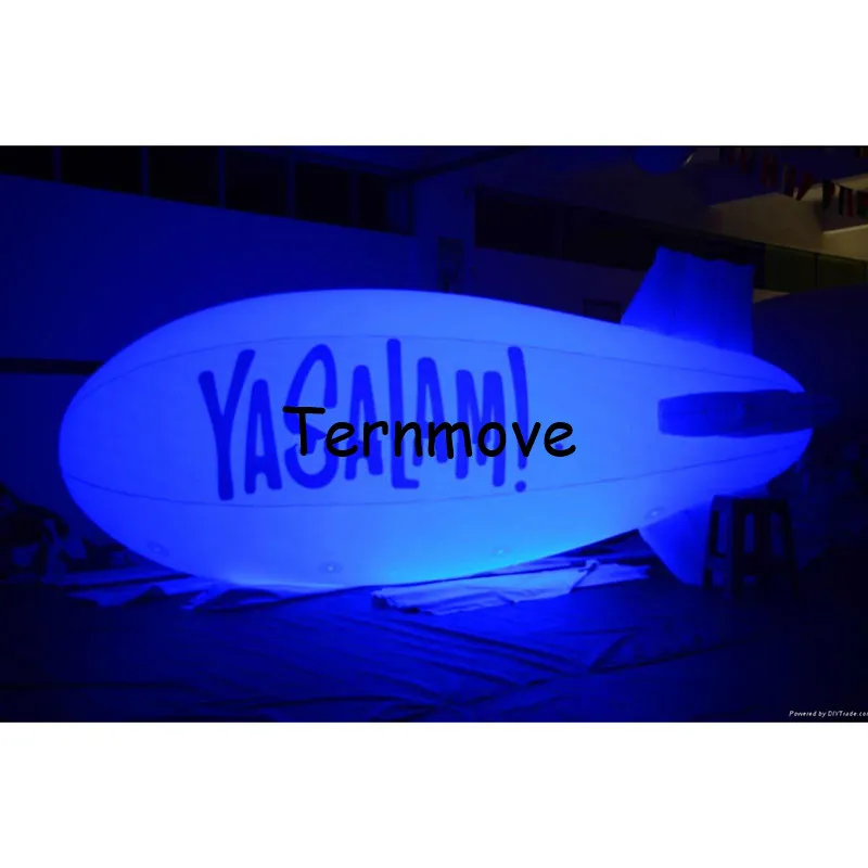 inflatable airship with light advertising/0.18mm PVC flying helium blimp promotion airplane zepplin | Игрушки и хобби