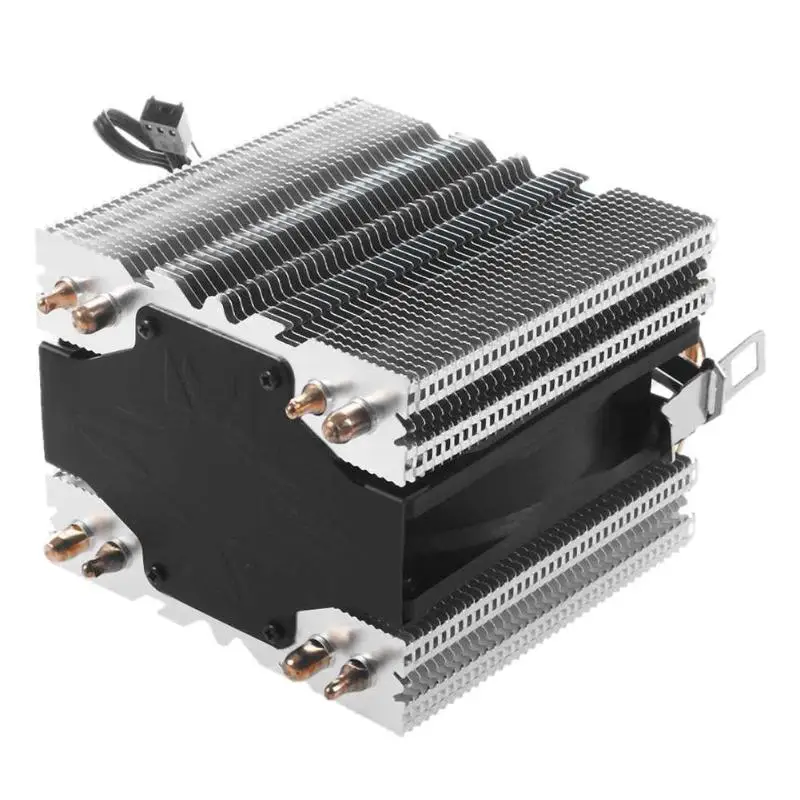 Кулер для процессора с 4 тепловыми трубками тихий радиатор 3pi Intel LGA1150 1151 1155 775 AMD