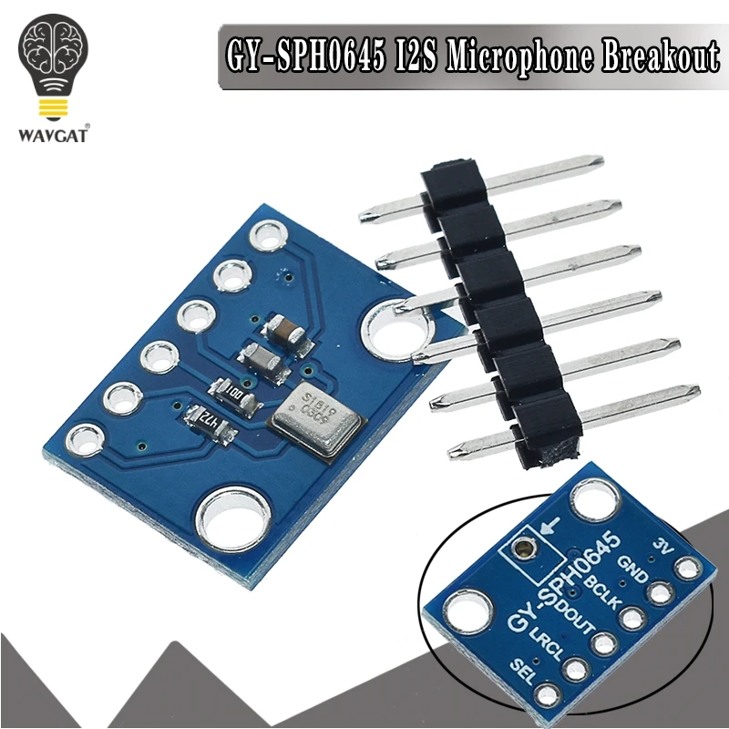Параметры I2S MEMS микрофонный модуль датчика разрыва SPH0645LM4H для Arduino Zero FZ3483 |