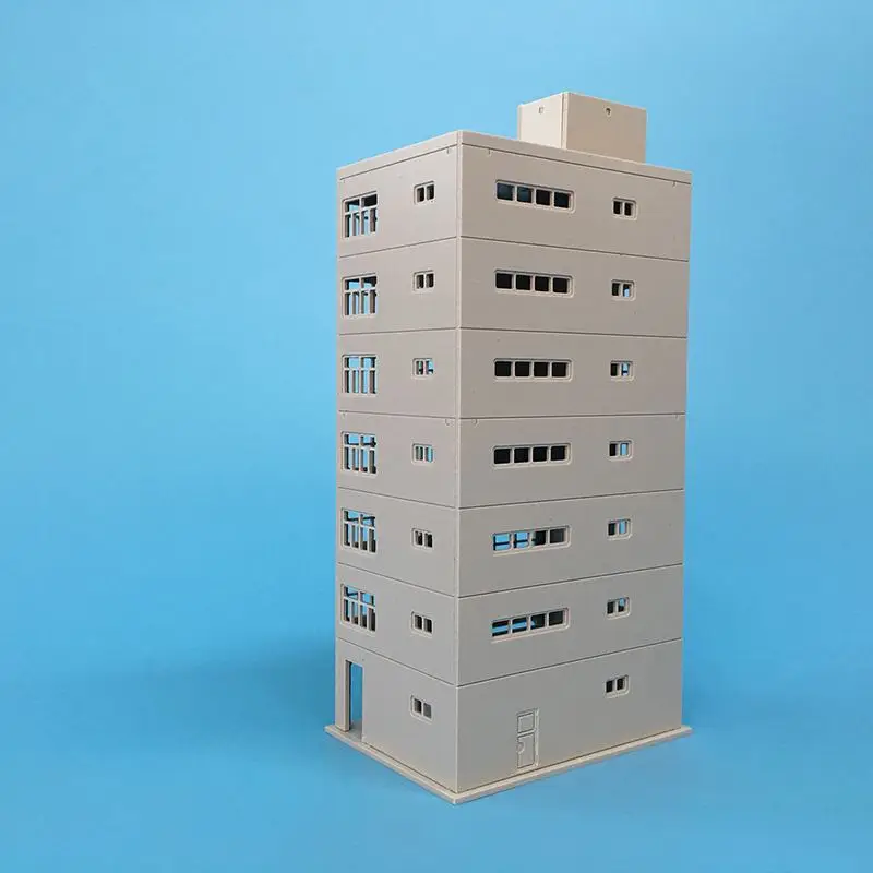 1/150N масштаб современный город офисное здание модель торговый центр DIY Дом пластиковый небоскреб Строительная Модель Сборка архитектура