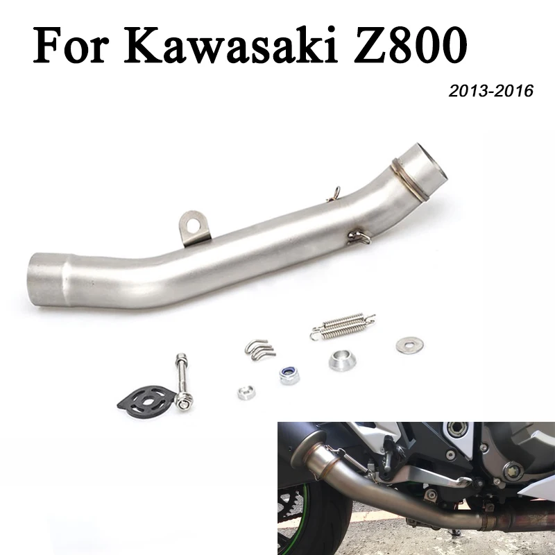

Для установки без потерь на Мотоцикл Kawasaki Z800 2013 2014 2015 2016 средняя звеньевая труба подключения 51 мм Глушитель система глушителя