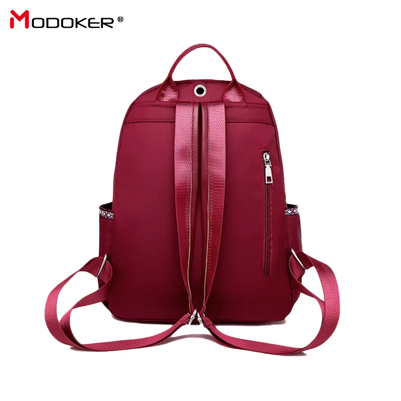 Modoker рюкзак женский кожаный 2019 школьные сумки для девочек подростков простой