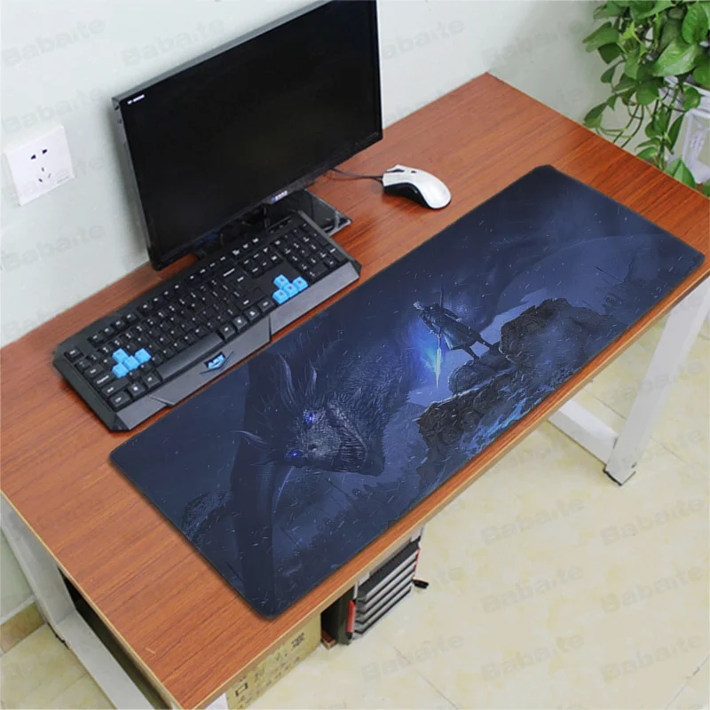 Lock Edge 30x80cm Babaite ваш собственный коврик для игры в трон из натурального каучука, игровой коврик для мыши, Настольный коврик,, большой коврик для мыши, коврик для клавиатуры - Цвет: Lock Edge 30x80cm