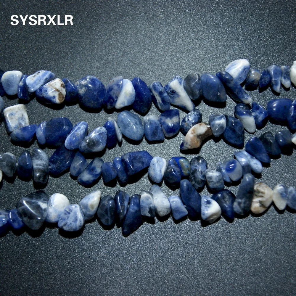 Оптовая продажа очаровательные высококачественные синие камни в форме вены