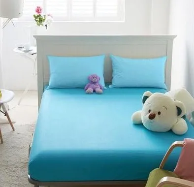 4 шт. простыня набор атласные шелковые постельные принадлежности Голубое озеро