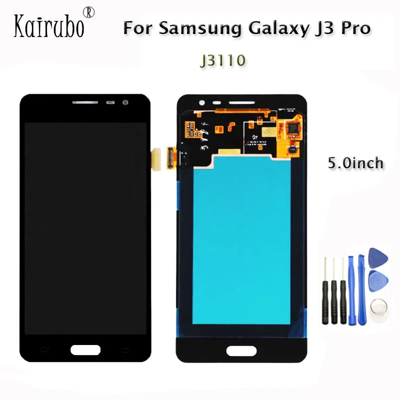 ЖК дисплей 5 0 дюймов с сенсорным экраном и дигитайзером для Samsung Galaxy J3 Pro J3110 J3119