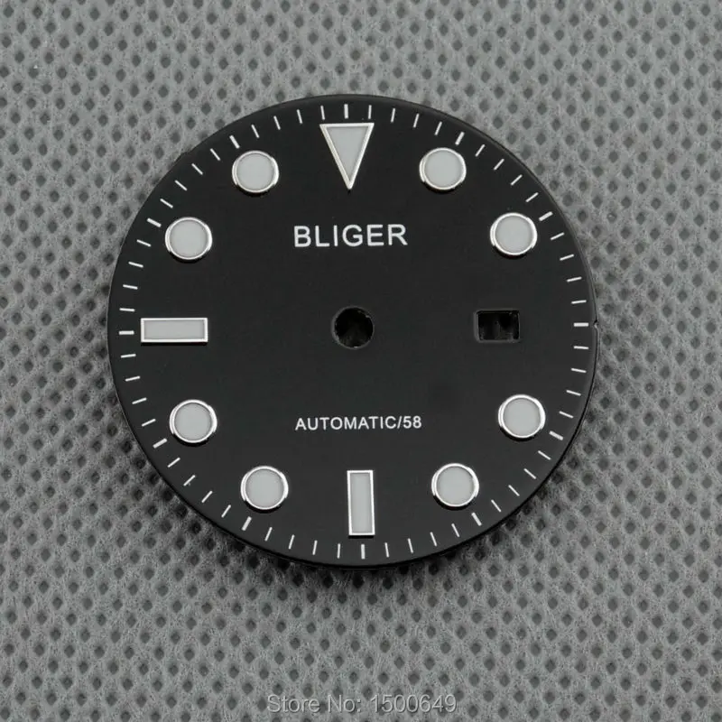BLIGER 31 5 мм черный/зеленый/белый/синий циферблат для eta 2824 2836 Mingzhu DG 2813/3804 механизм |