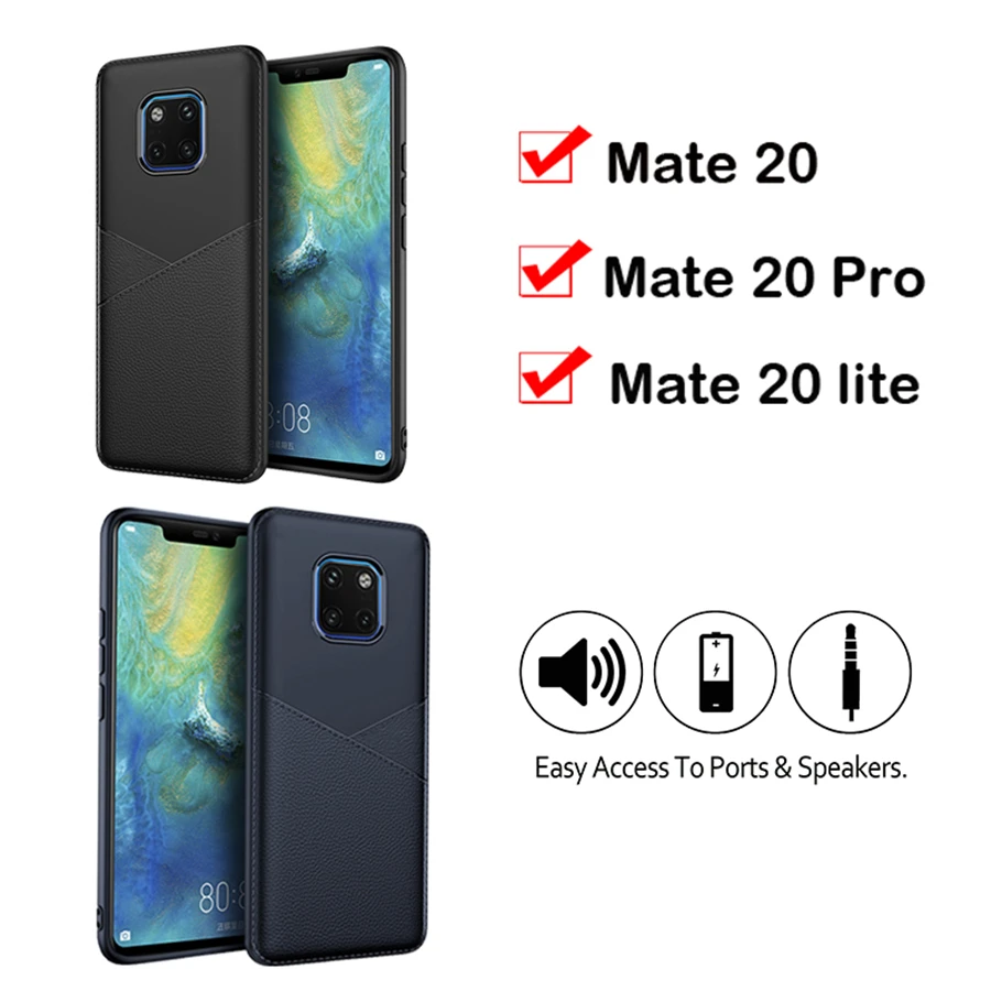 Чехол для телефона huawei mate 20 lite защитный чехол ультра тонкий huwai mate20 light 20pro Матовый