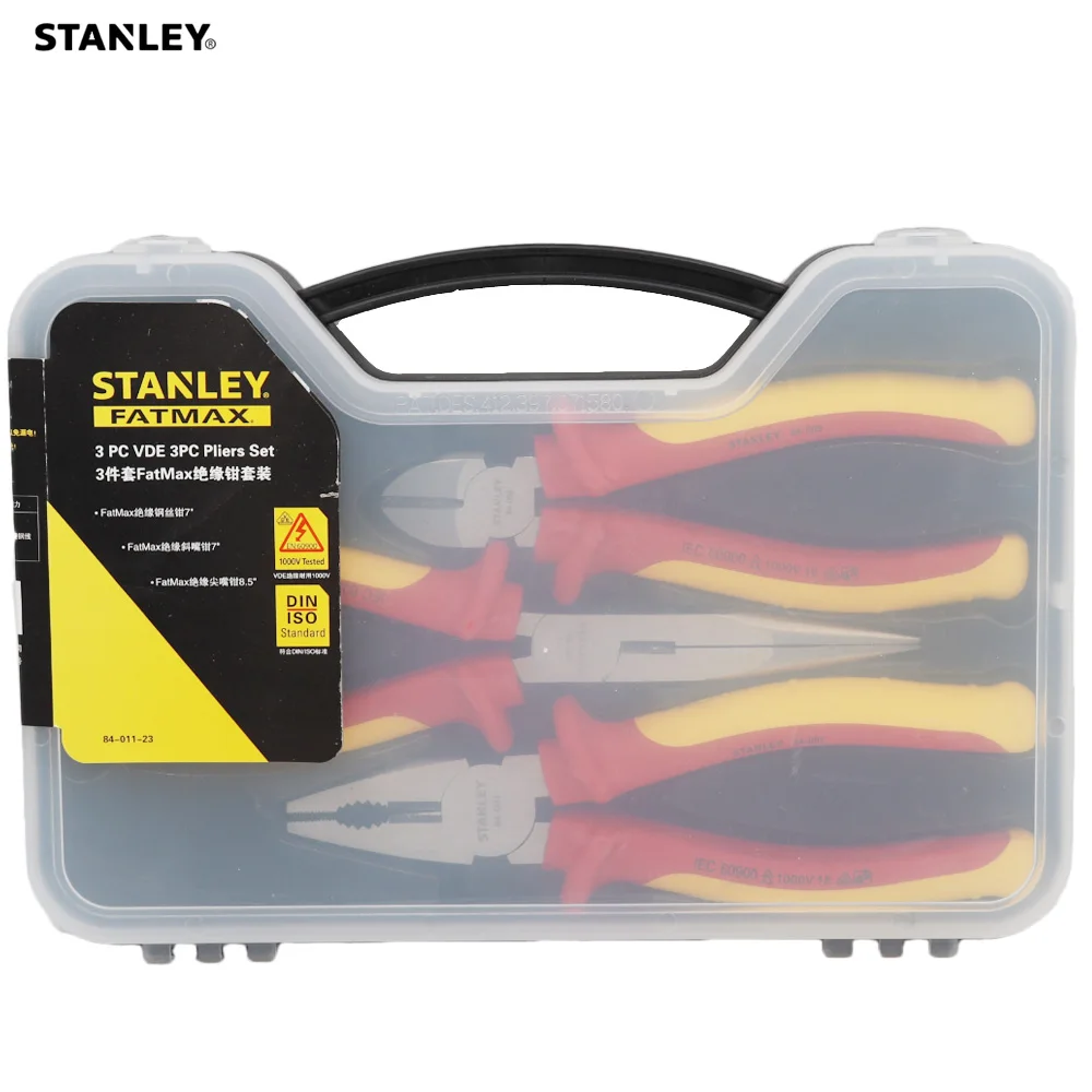 Набор комбинированных плоскогубцев Stanley 3 шт./компл. 7 дюймов 8 5 дюйма с