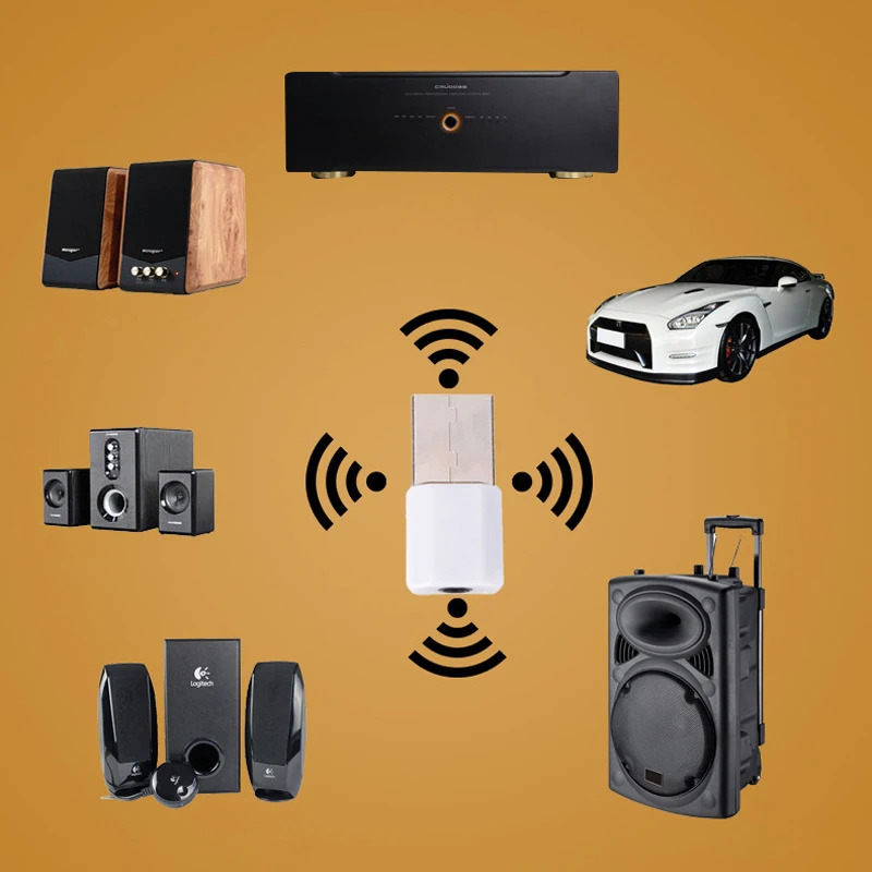 TORTOYO Mini USB Bluetooth автомобильный комплект стерео Музыка Аудио Trasmitter беспроводной