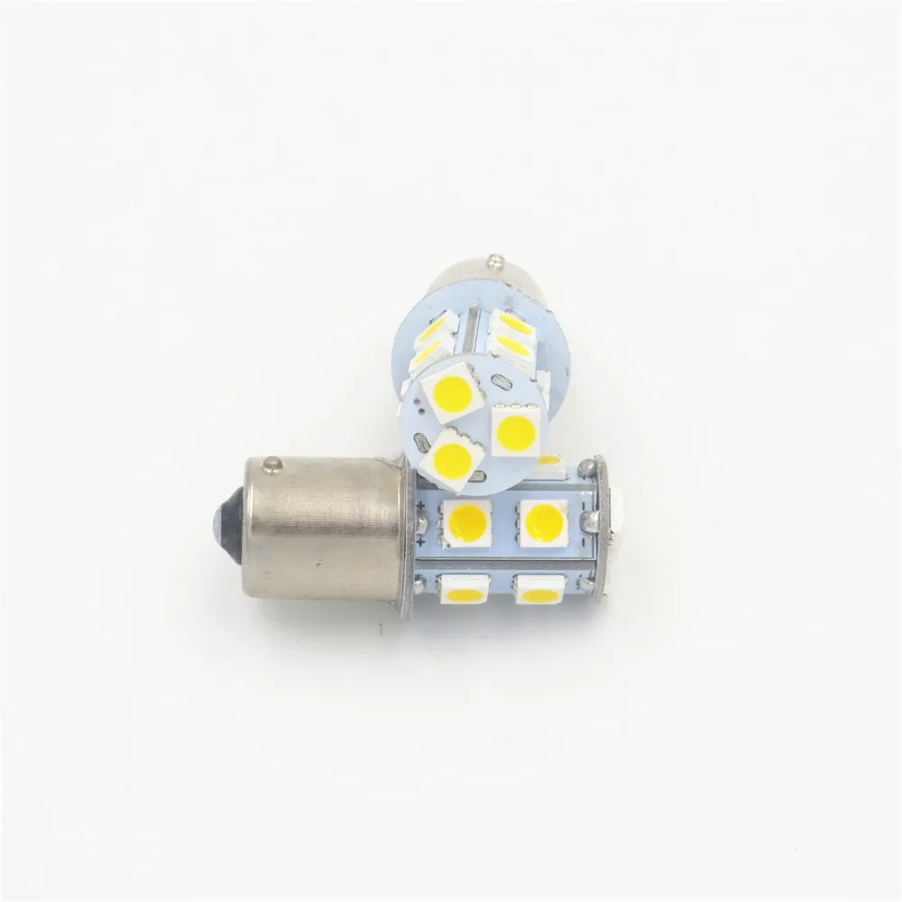 2 шт. светодиодные лампы 1156 BA15S P21W RV Кемпер трейлер 13 SMD 1141 1003 12 В 24 В|Сигнальная
