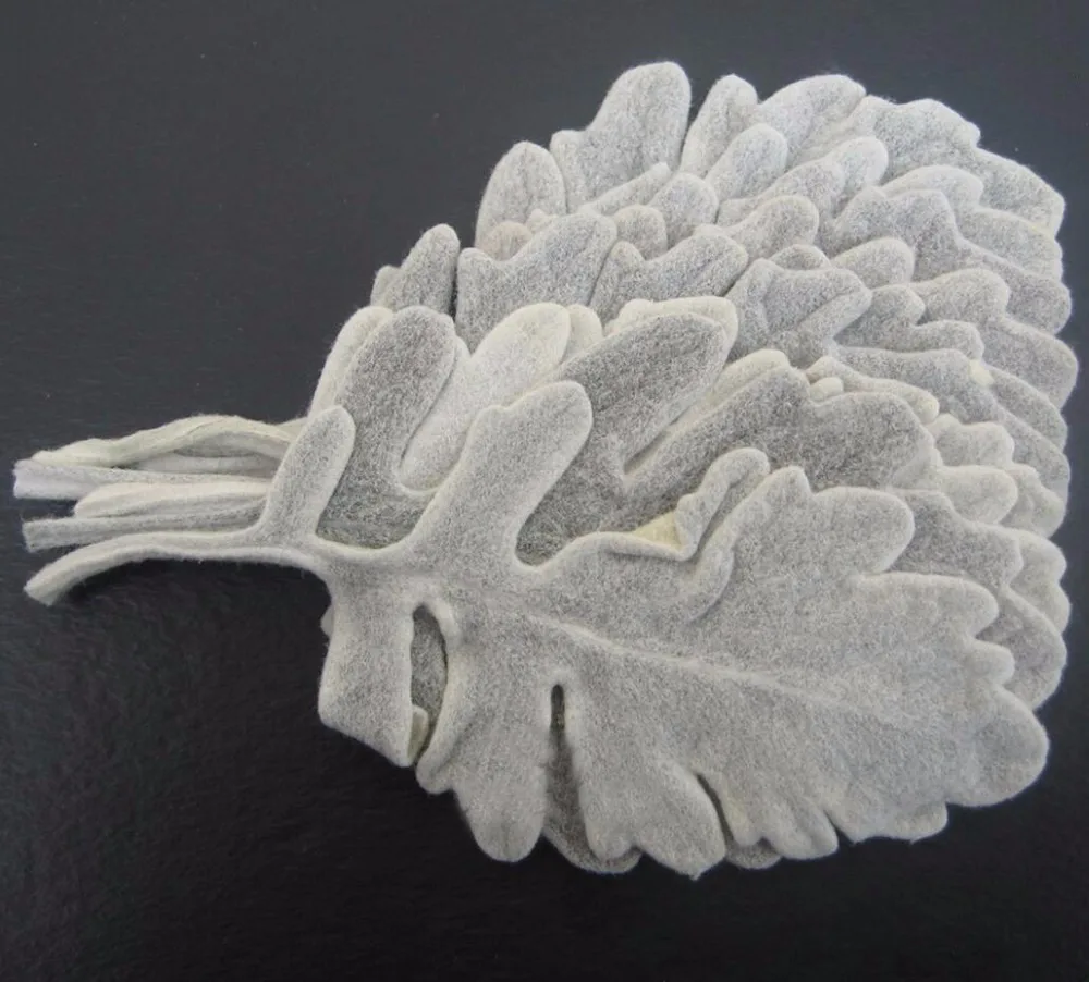 

10pcs 5-8cm Preserved Senecio Cineraria DC Leaf Leaves For Bouquet Wreath Garland Making Material Accessory Craft DIY