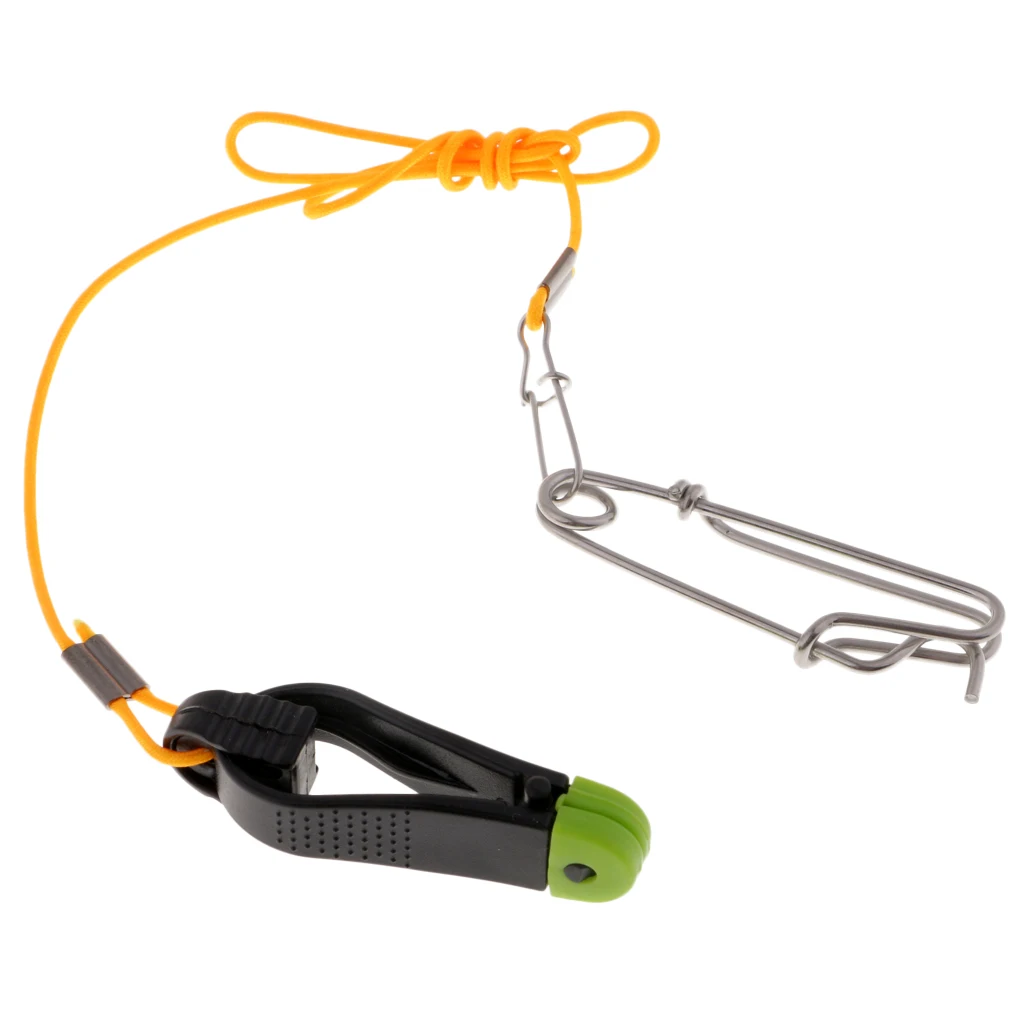 Mini Power Grip Release Clip Outrigger Downrigger Clips with 17&quot Leader Planer Board Trolling Snap Fishing Accessories | Спорт и
