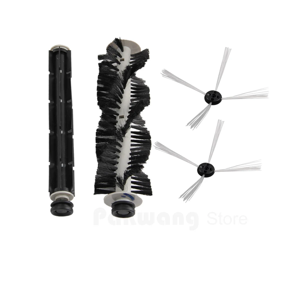 Seebest C565+ Robot vacuum cleaner parts A320 and A325 side brush 2 pcs rubber hair 1 pc Vacuum Parts supply | Бытовая техника
