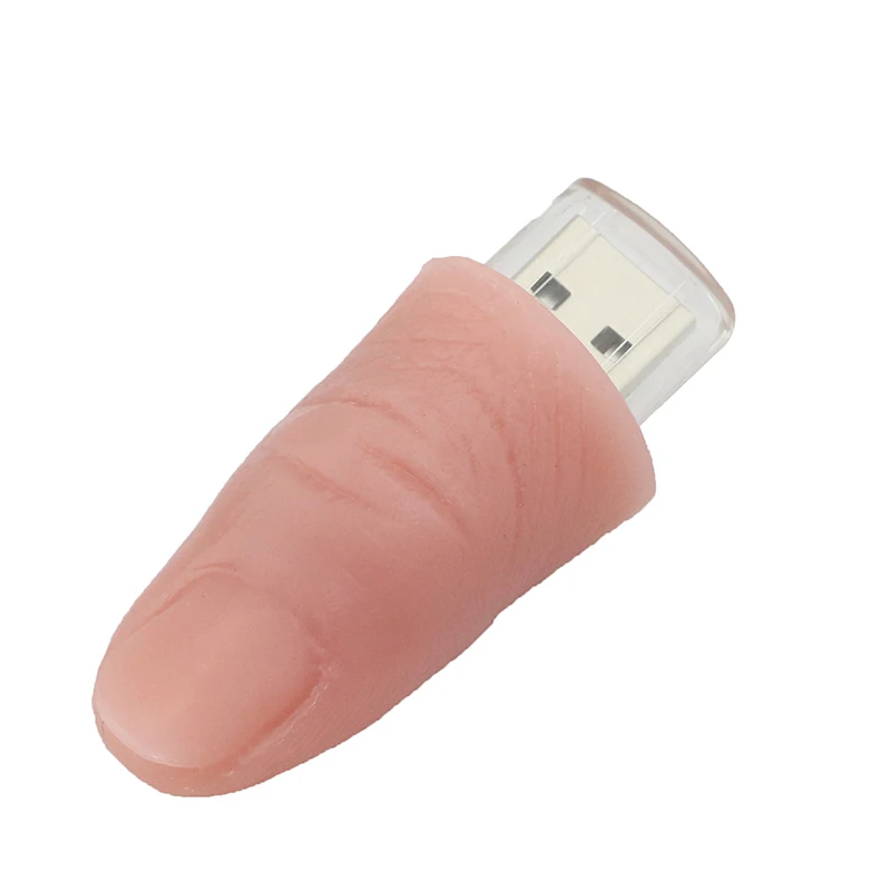 Силиконовый флэш-накопитель на палец 4 ГБ 8 16 32 64 USB флэш-накопители диск карта