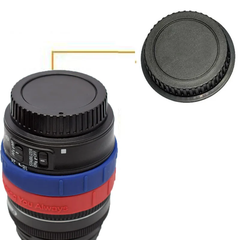 50 шт. Задняя крышка объектива для камеры Canon 1000D 500D 550D 600D EF S Rebel T1i eos|Крышки