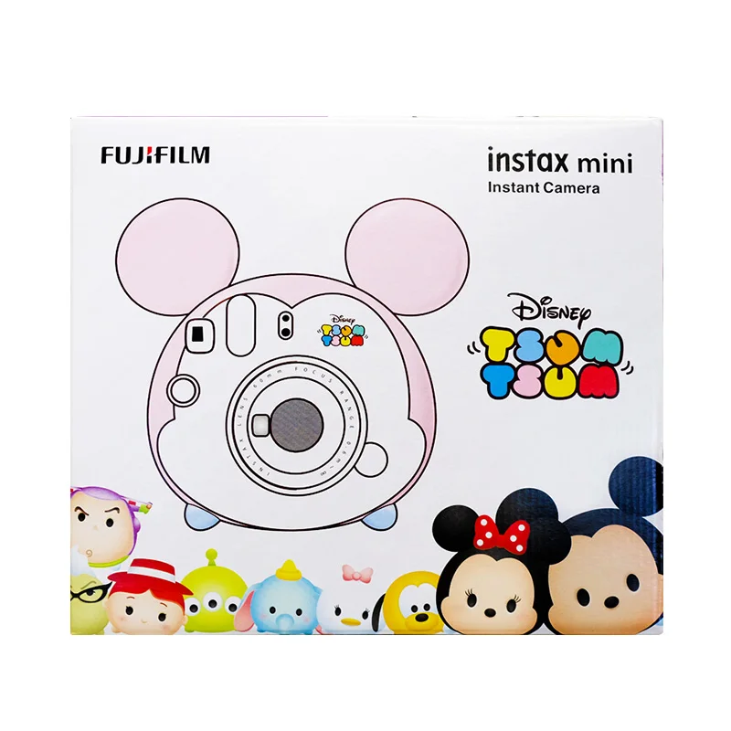 Fujifilm Instax Mini TSUM мгновенная пленка камера+ 10 листовая пленка крупным планом объектив ремень авто замер зеркало для селфи Рождественский подарок