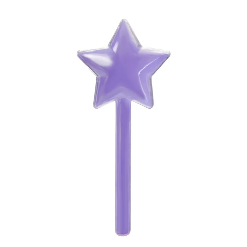 purple 30 шт. волшебная палочка пять звезд ясная поделка из пластмассы малыш/ребенок игрушечная глина работает хранения коробки Маленькая прозрачная Конфета Сладкая упаковка - Цвет: purple