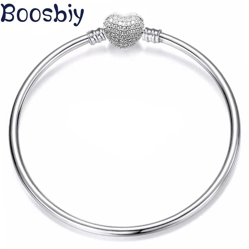 Boosbiy Лидер продаж Хрустальный браслет в форме сердца и браслеты для женщин DIY брендовые браслеты Femme модные ювелирные изделия Прямая поставка