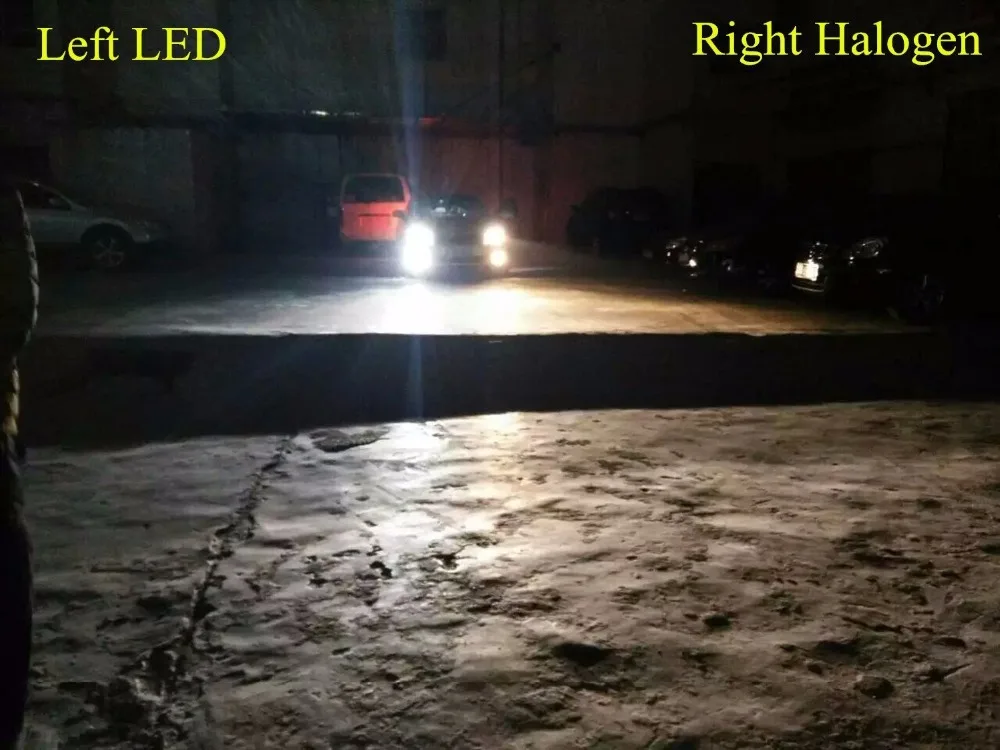 

100W H8 H9 H11 Car LED Headlight Kit Bulbs 12000LM High Or Low Beam Auto Headlamps Fanless ZES Chips 6500K Adjustabl Beam