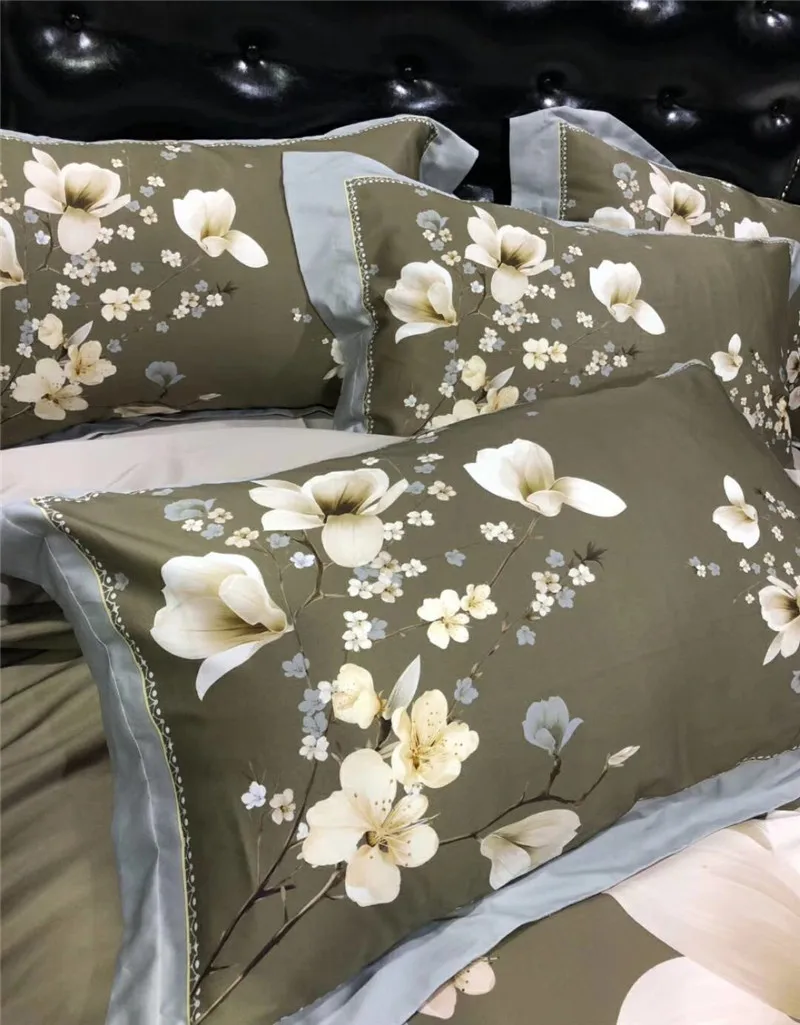 3D Постельный набор 100 S Tencel Простыня 4 шт. набор постельного белья king size queen Пододеяльник Простыня Набор красный Утешитель наборы