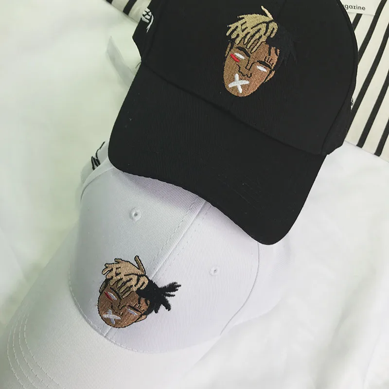 Новая мода для взрослых мультфильм xxxtentacion вышивка бейсбольная кепка индийская