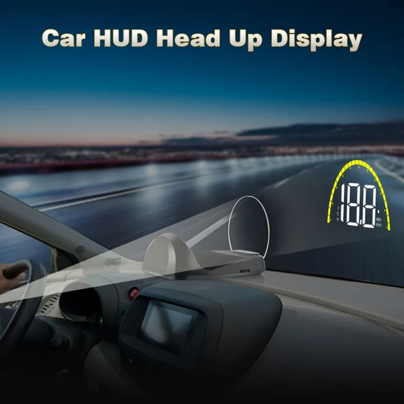 

C700 OBD2 Hud Head-Up Display With Mirror Digital Projection Car speedometer On-Board Computer Fuel Mileage Temp New
