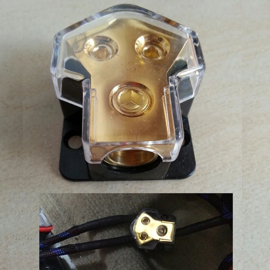 1 в 2 из автомобильного аудио питания или заземления кабель разделитель