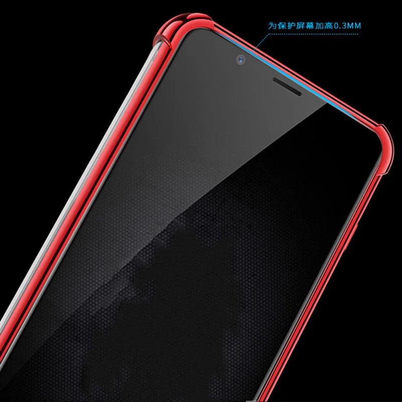 Мягкий TPU чехол для ZTE Nubia Red Magic Красный Дьявол ультра тонкий прозрачное покрытие