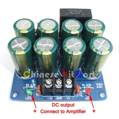 Выпрямитель переменного тока в постоянный. Для для Amp TDA8920 / TDA7293 LM3886 усилитель #LU08 |